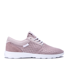 Supra Mens HAMMER RUN Mauve/white Low Top Shoes | CA-24955